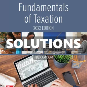 Solutions Manual for Fundamentals of Taxation 2023 16th Edition Cruz