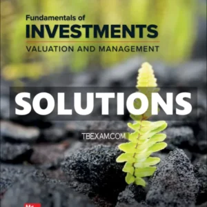 Solutions Manual for Fundamentals of Investments 10th Edition Jordan